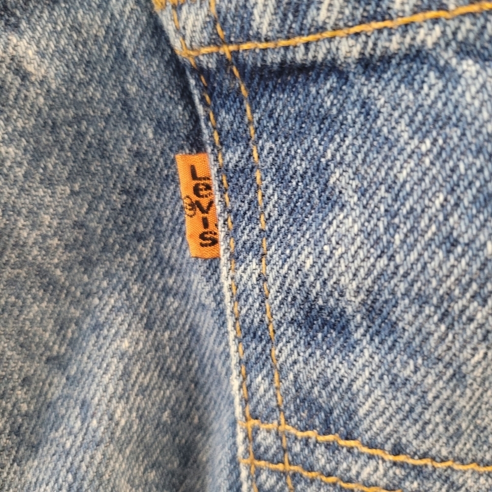 Levis Vintage Jeans High Waist Tapered Leg Fit 921 Size 16 Short Orange Tab - Picture 4 of 15